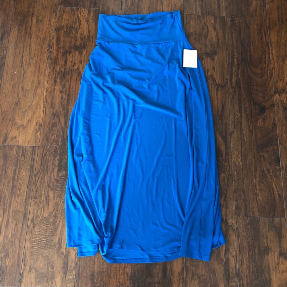 LULAROE Electric blue L Maxi skirt